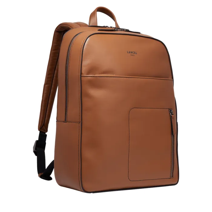156 Backpack Cognac Men Lancel Backpacks