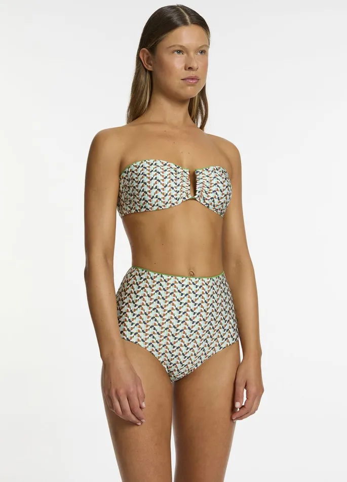 Acacia High Waist Bikini Bottom Multi Women JETS Australia High Waist Bikini Bottoms