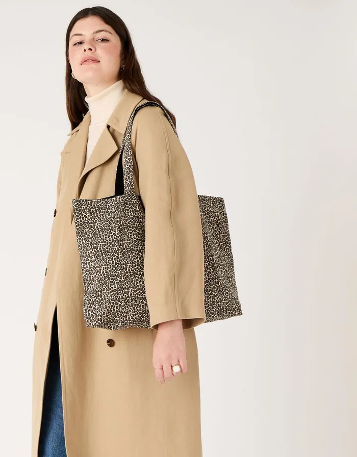 Accessorize Animal Print Shopper Bag Women Tote and Shopper Bags