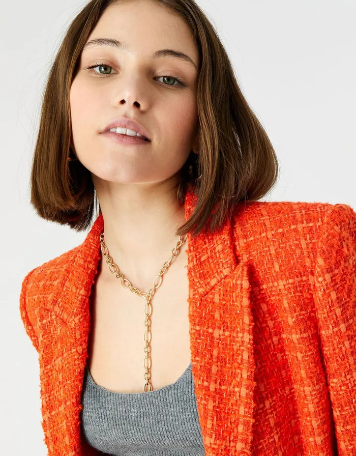 Accessorize Blue Harvest Y Chain Necklace Women Necklaces