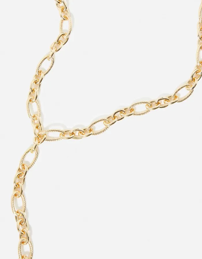 Accessorize Blue Harvest Y Chain Necklace Women Necklaces