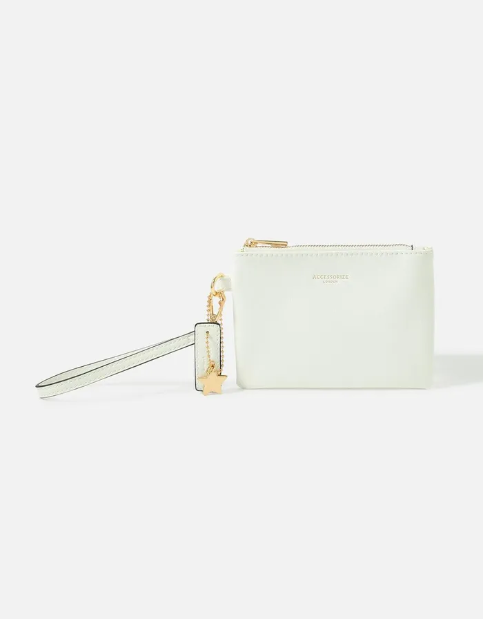Accessorize Charm Wristlet Cardholder White White Women Purses and Wallets