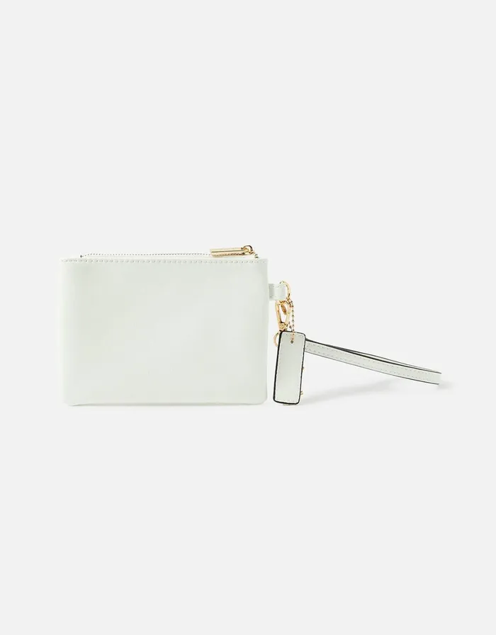 Accessorize Charm Wristlet Cardholder White White Women Purses and Wallets