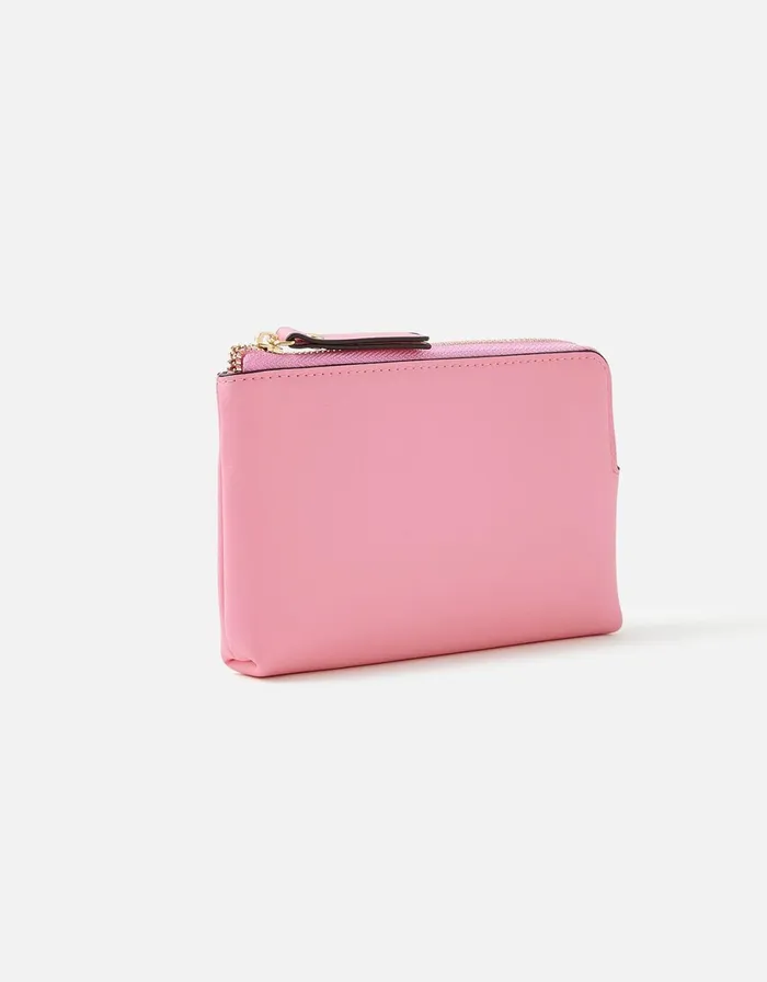Accessorize Colour Block Coin Purse Pink Pink Women Purses and Wallets