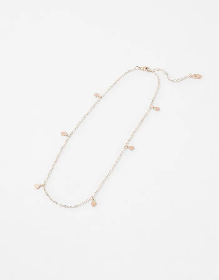 Accessorize Discy Chain Pendant Necklace Women Necklaces