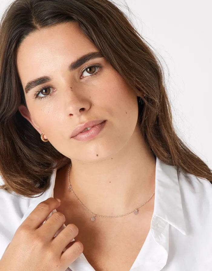 Accessorize Discy Chain Pendant Necklace Women Necklaces