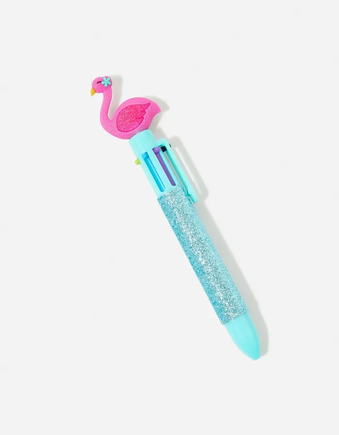 Accessorize Flamingo Six Colour Pen GirlsWomen Stationery