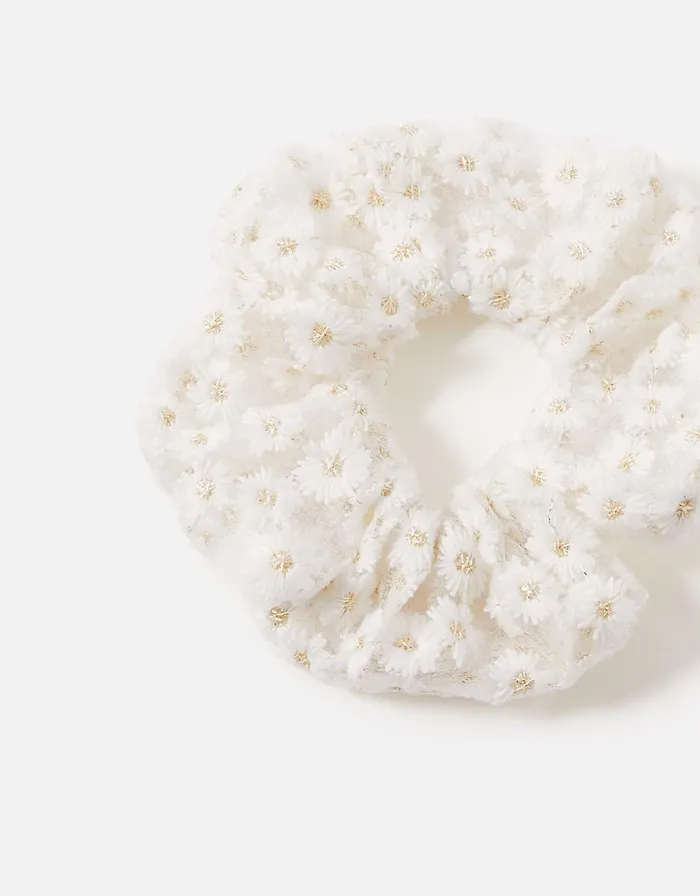 Accessorize Floral Embellished Scrunchie Women Hair Accessories