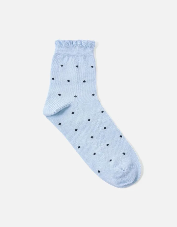 Accessorize Frill Pinspot Socks Women Socks and Tights