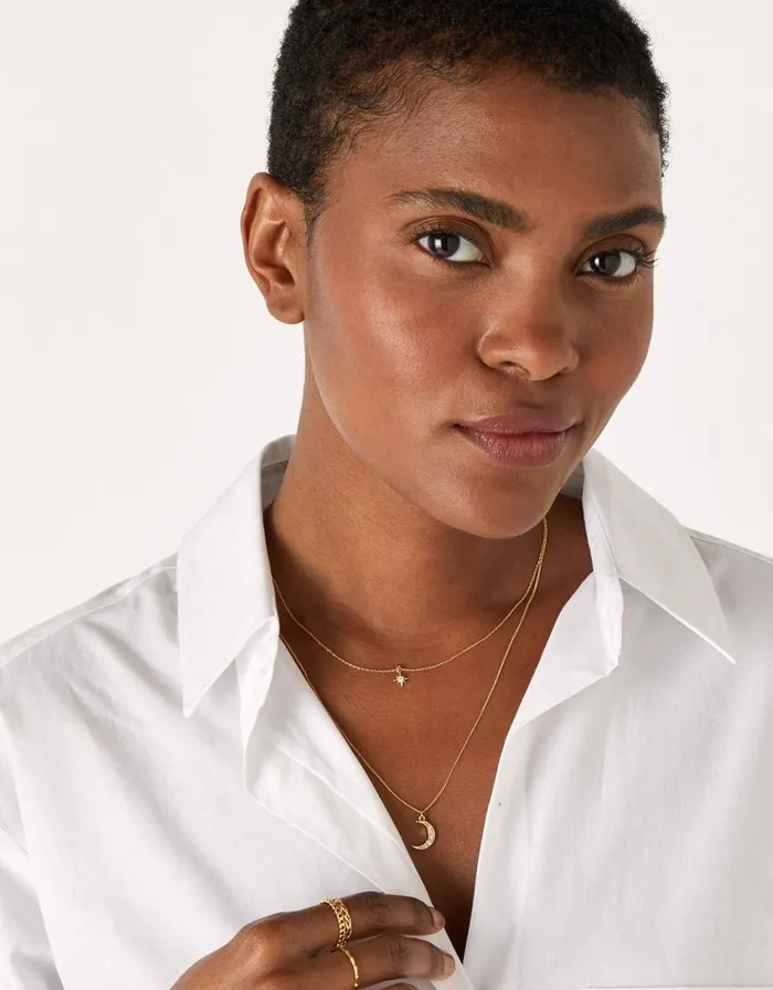 Accessorize GoldPlated Celestial Necklace Women Necklaces