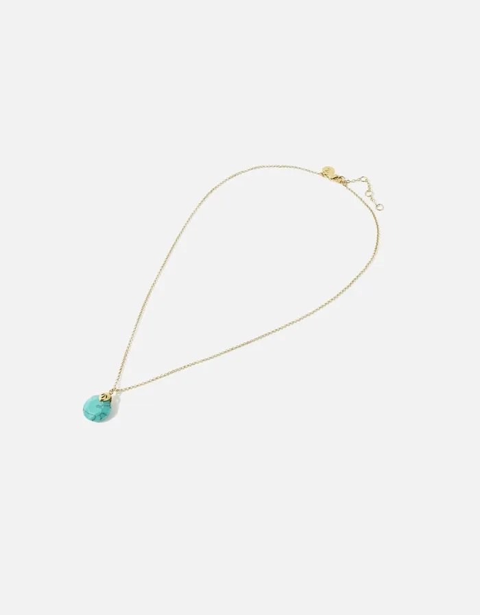 Accessorize GoldPlated Rose Quartz Circle Pendant Necklace Women Necklaces