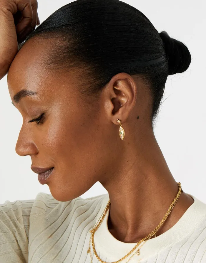 Accessorize GoldPlated Vintage Drop Earrings Women Earrings