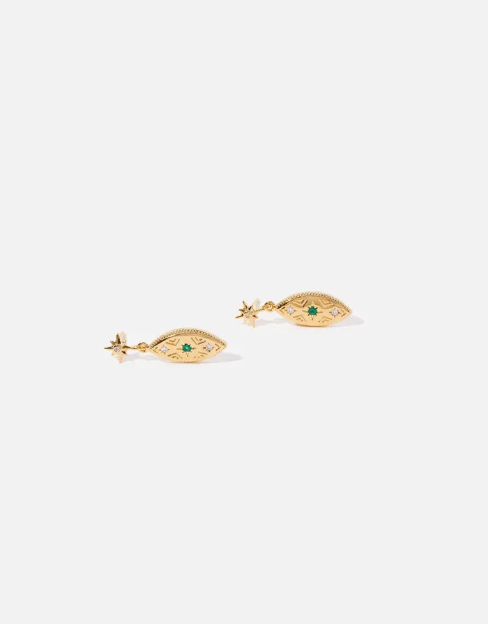 Accessorize GoldPlated Vintage Drop Earrings Women Earrings