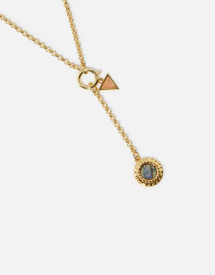 Accessorize GoldPlated YChain Charm Necklace Women Necklaces