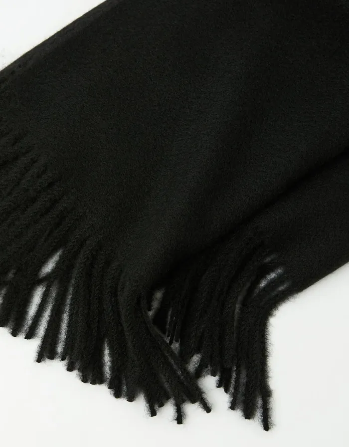 Accessorize Holly SuperSoft Blanket Scarf Black Women Scarves