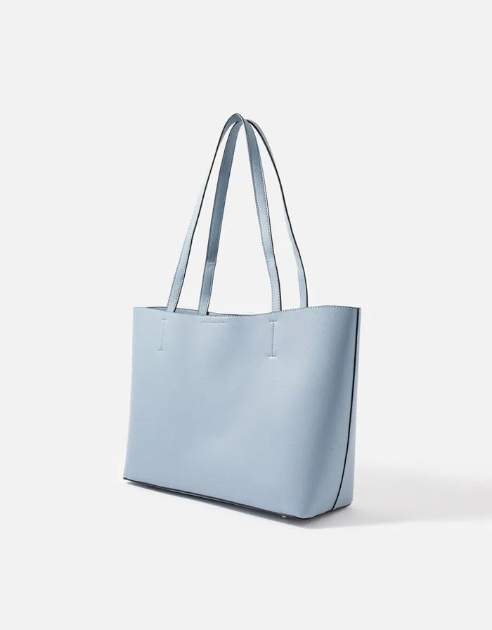 Accessorize Leo Tote Bag Blue Women Vegan Bags Backpacks and Purses