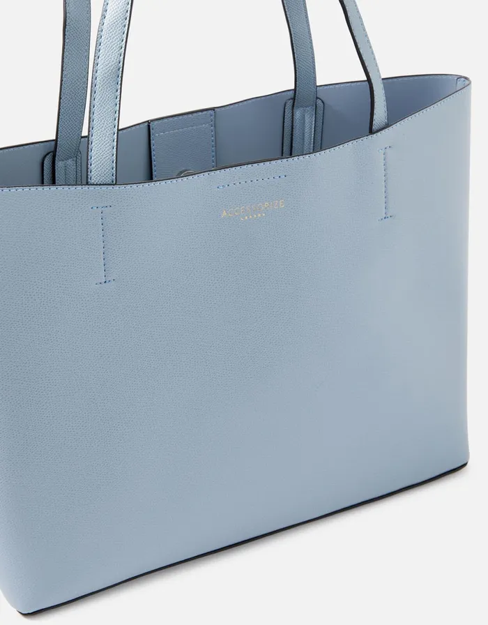 Accessorize Leo Tote Bag Blue Women Vegan Bags Backpacks and Purses