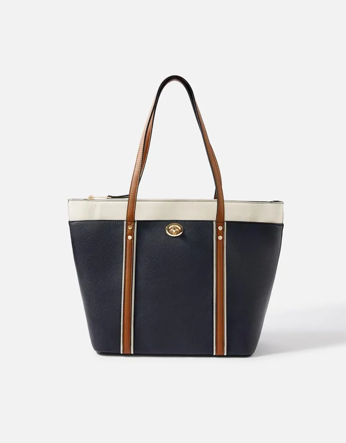 Accessorize Maddox Tote Bag Multi Darksmulti Women Vegan Bags Backpacks and Purses