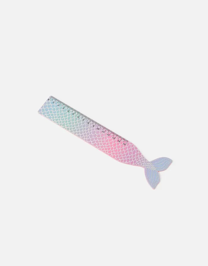 Accessorize Mermaid Tail Ruler GirlsWomen Stationery