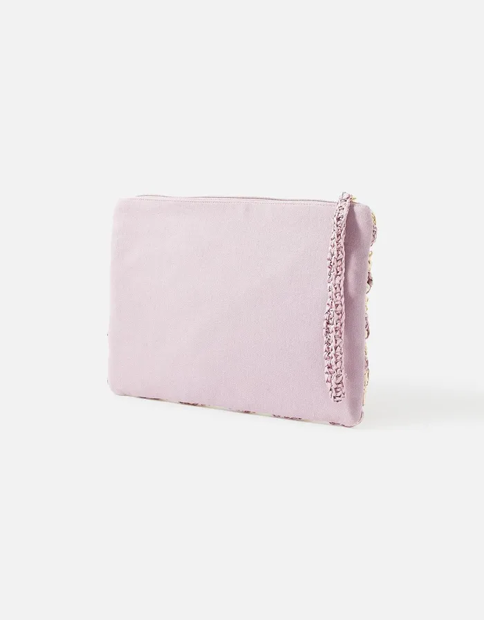 Accessorize Raffia Pouch Women Purses and Wallets