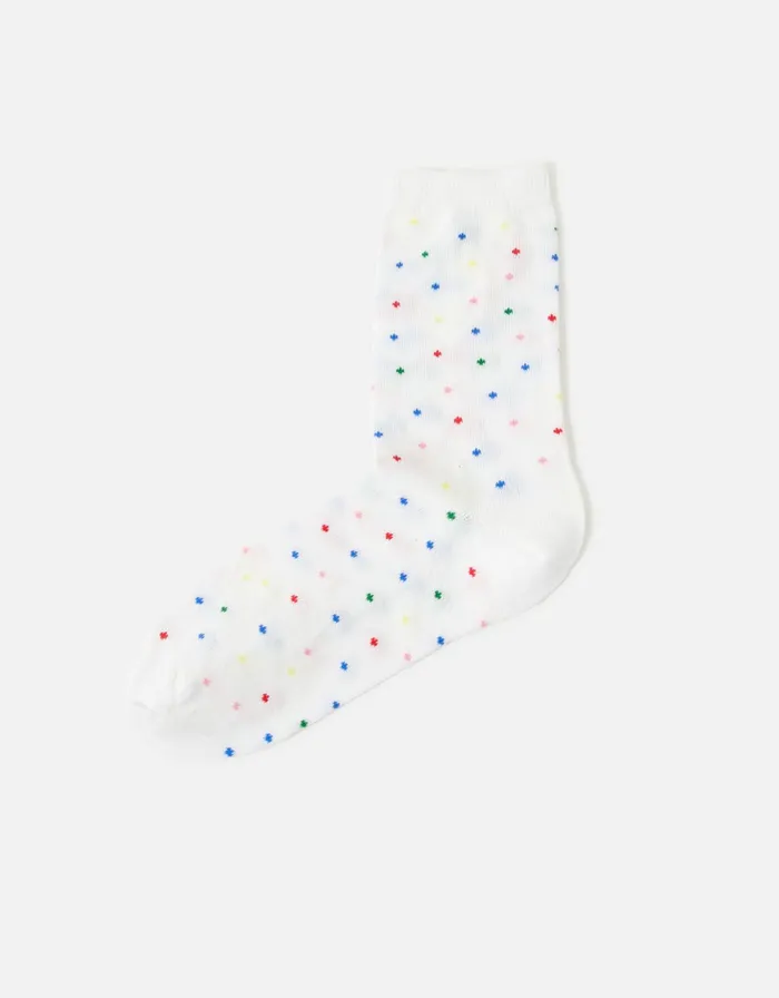 Accessorize Rainbow Pinspot Socks Women Socks and Tights