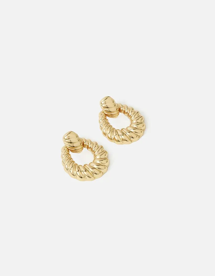 Accessorize Romantic Ramble Large Twisted Hoop Earrings Women Earrings