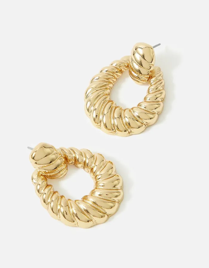 Accessorize Romantic Ramble Large Twisted Hoop Earrings Women Earrings