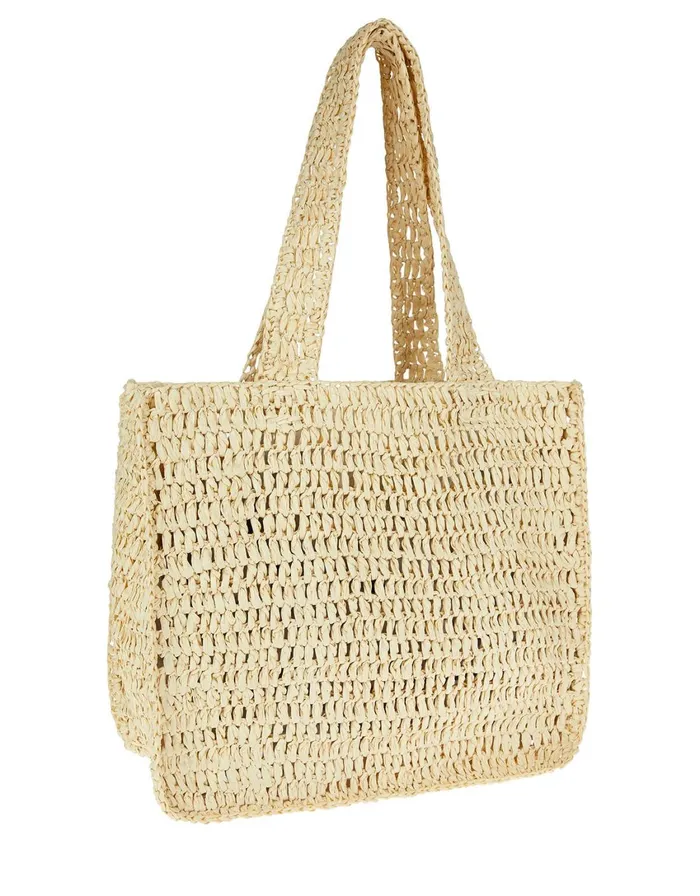 Accessorize Slouchy Weave Shopper Bag Women Beach Bags