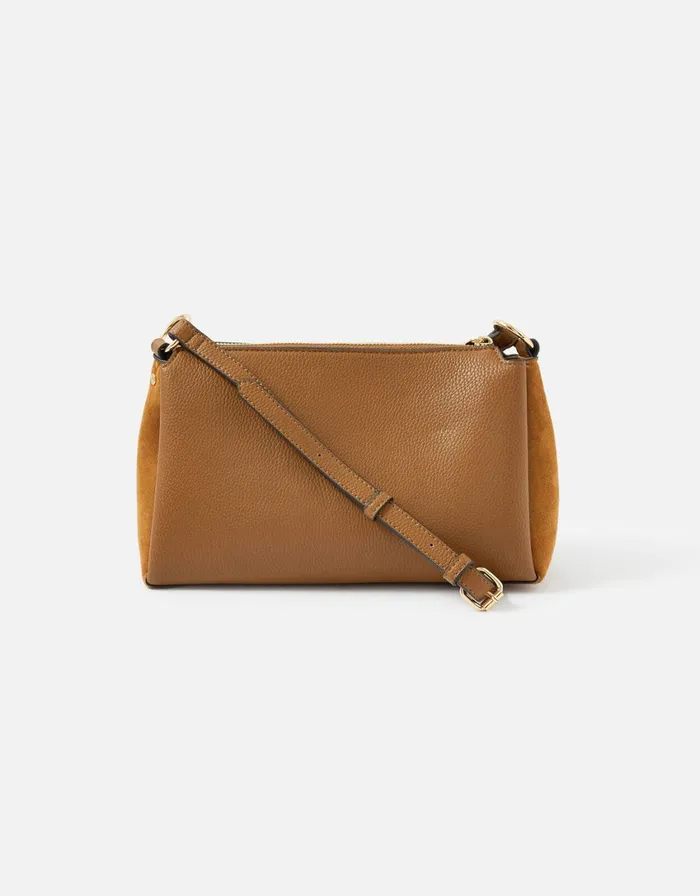 Accessorize Sofia Suedette CrossBody Bag Tan Tan Women CrossBody Bags
