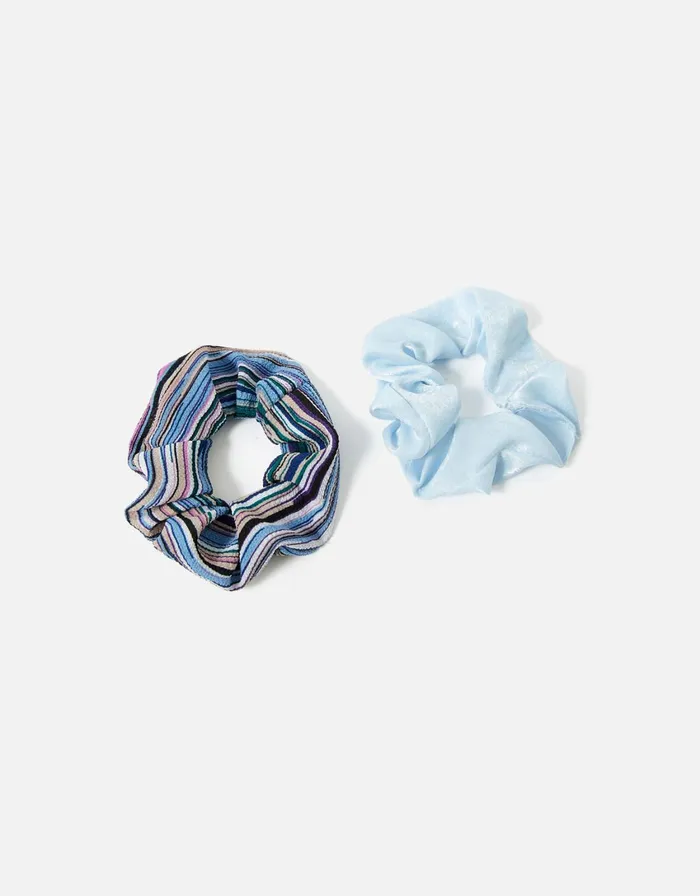 Accessorize Stripe Scrunchie Twinset Women Hair Accessories