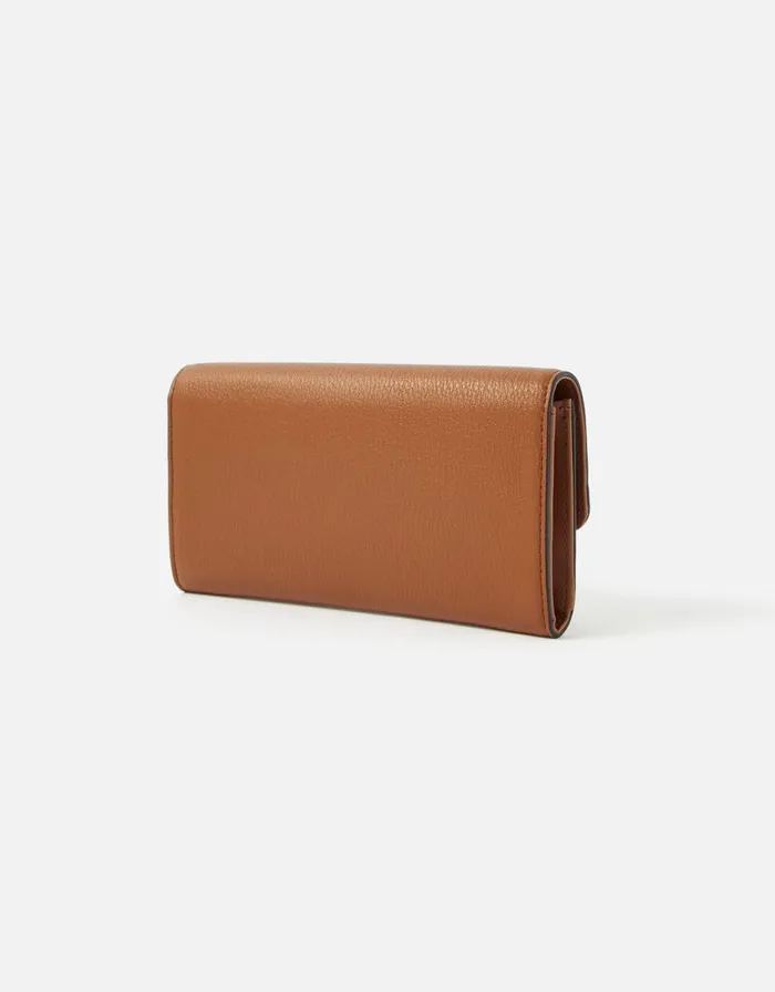 Accessorize Stud Wallet Tan Tan Women Vegan Bags Backpacks and Purses