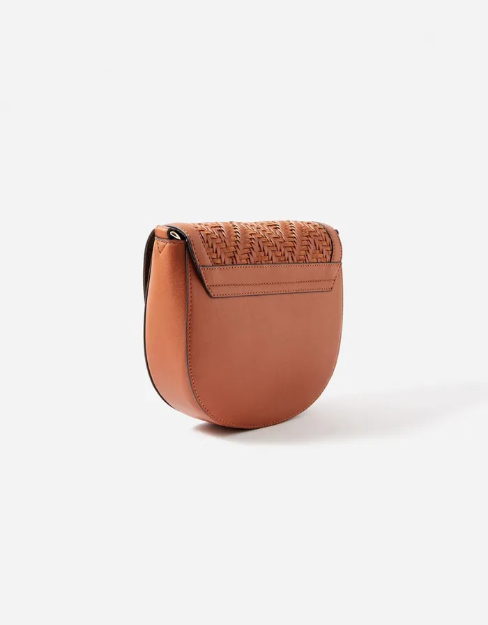 Accessorize Weave CrossBody Bag Tan Tan Women CrossBody Bags