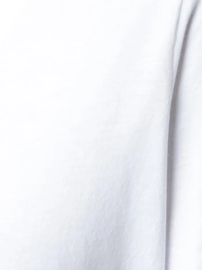 Adam Lippes Pima Cotton TShirts Long Sleeve VNeck TShirt In Pima Cotton White 8211 Women