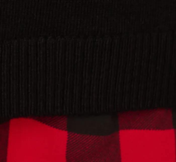 Adrianna Papell Coord Sets Long Sleeve Layered Sweater Top In Black W Red Buffalo Plaid 8211 Women