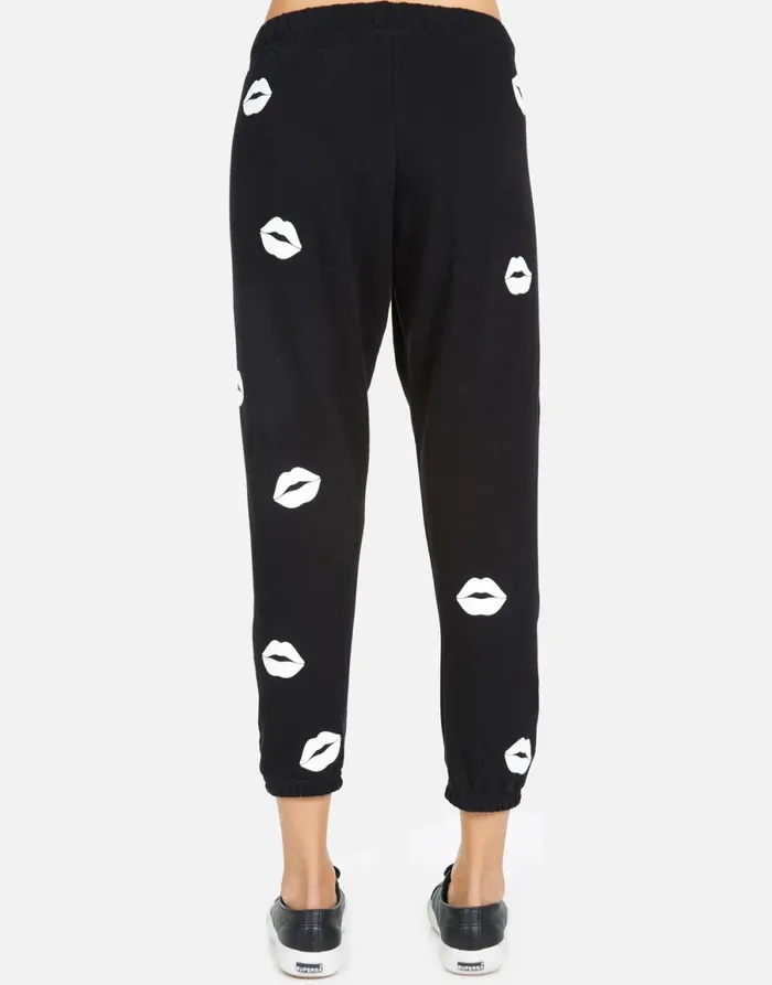 Alana Mini Kisses Black Women039s Lauren Moshi Crop Sweatpants