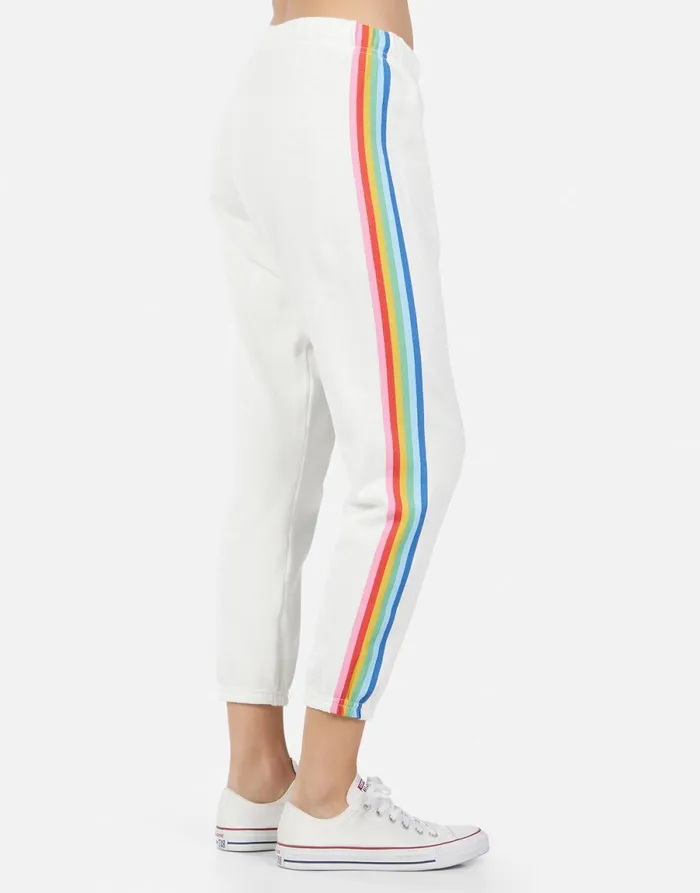 Alana Stripe Peace Milk Women039s Lauren Moshi Long Sweatpants
