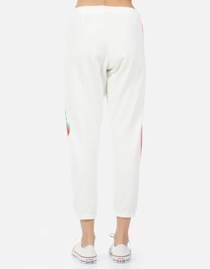 Alana Stripe Peace Milk Women039s Lauren Moshi Long Sweatpants