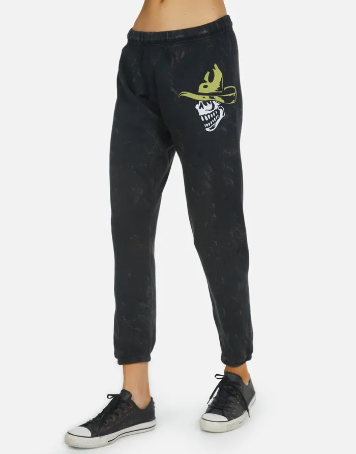 Alana ZZ Top Onyx Women039s Lauren Moshi Crop Sweatpants