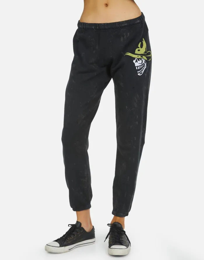Alana ZZ Top Onyx Women039s Lauren Moshi Crop Sweatpants