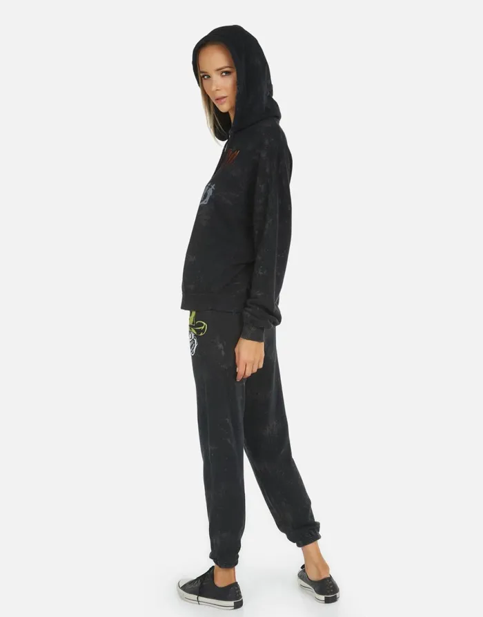 Alana ZZ Top Onyx Women039s Lauren Moshi Crop Sweatpants