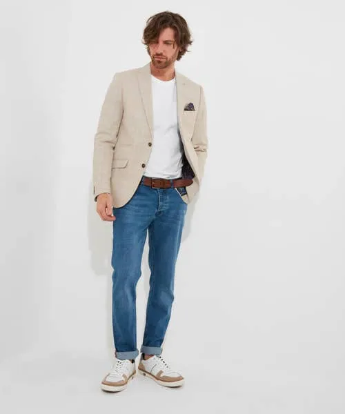 Apparel Delightful Check Blazer Cream Coats and Jackets Joebrowns Apparel Delightful Check Blazer Cream Coats and Jackets Joebrowns