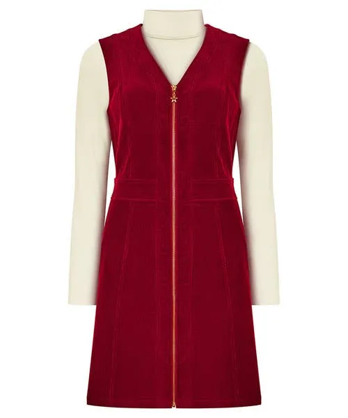 Apparel Joebrowns Confident Cord Pinafore Dress Burnt Orange Dresses Apparel Joebrowns Confident Cord Pinafore Dress Burnt Orange Dresses