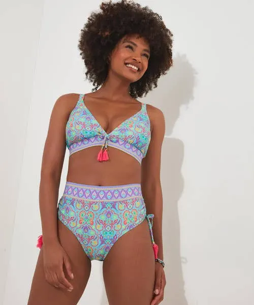 Apparel Swimwear Joebrowns Paradise Cove Bikini Top Blue Multi Apparel Swimwear Joebrowns Paradise Cove Bikini Top Blue Multi