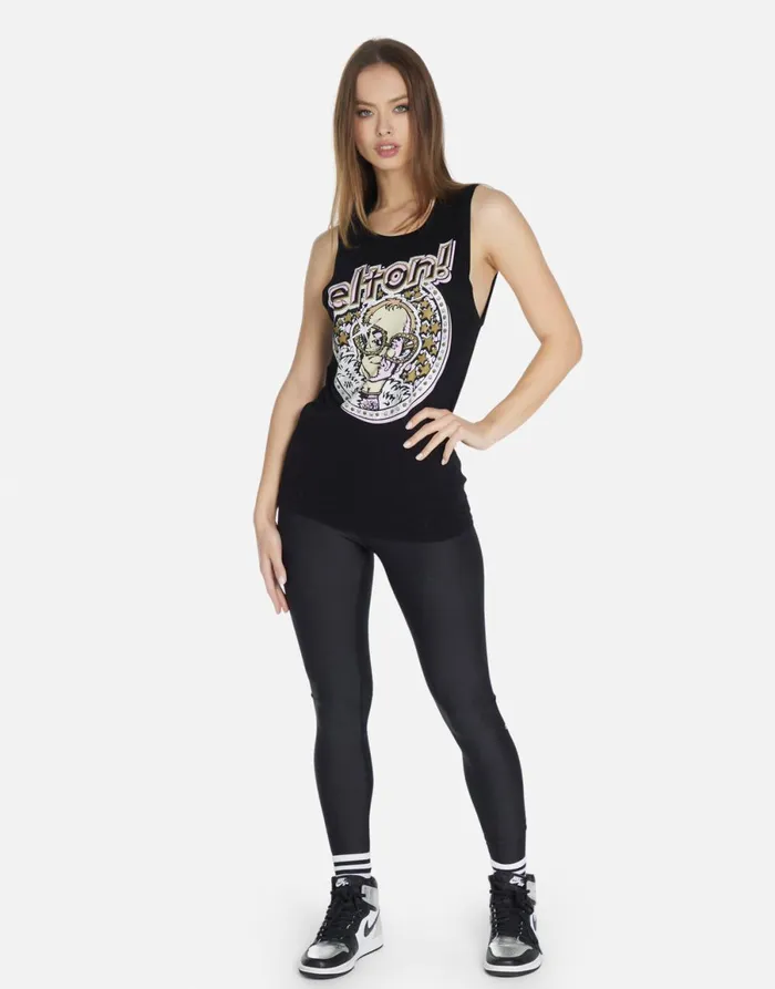 Ashlin Crystal Elton John Black Women039s Lauren Moshi Tanks