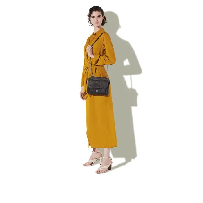 Bag With Flap Black Women Lancel Shoulder Bags Bag With Flap Black Women Lancel Shoulder Bags