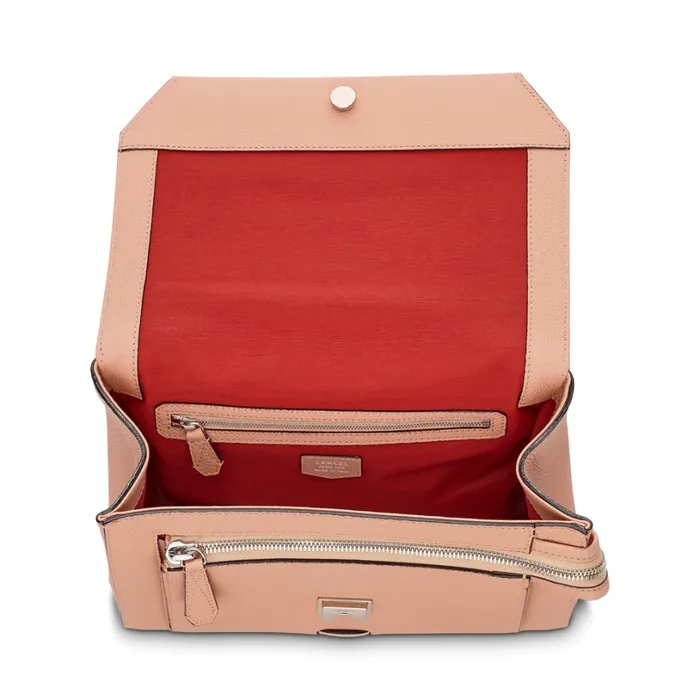 Bag With Flap Sunset Pink Women Lancel Hand Bags Bag With Flap Sunset Pink Women Lancel Hand Bags
