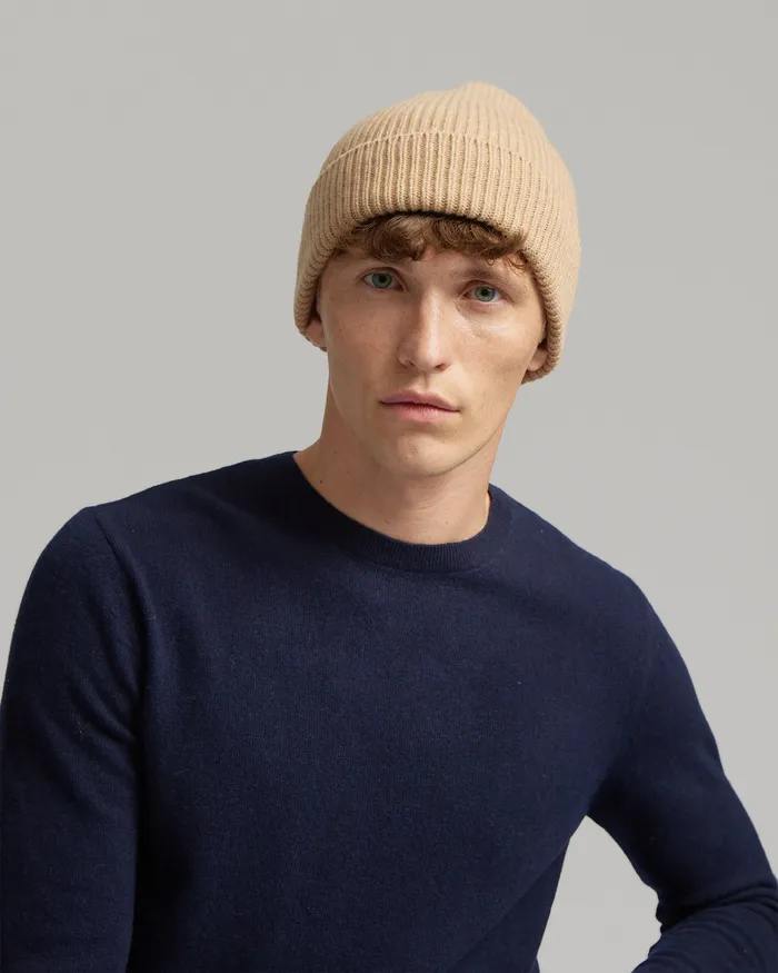 Beanies Colorfulstandard Men Merino Wool Beanie 8211 Deep Black