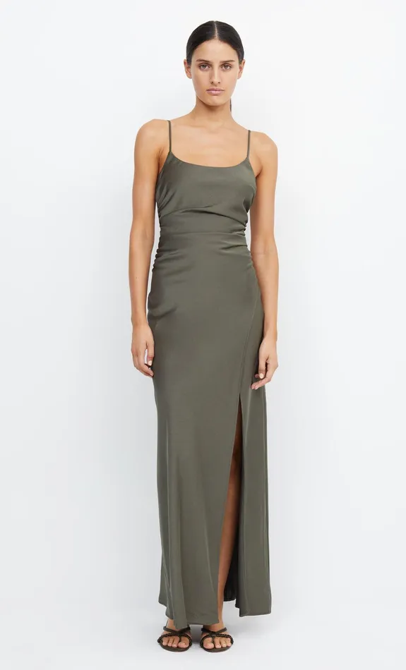 Bec Bridge Bridesmaid Dresses Women ETERNITY SCOOP MAXI DRESS 8211 DARK WILLOW