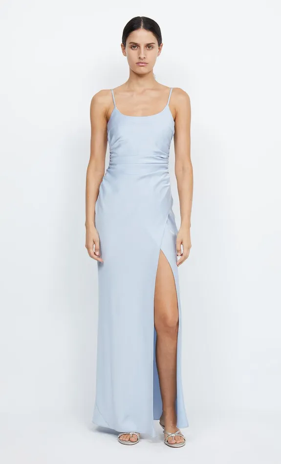 Bec Bridge Bridesmaid Dresses Women ETERNITY SCOOP MAXI DRESS 8211 DUSTY BLUE