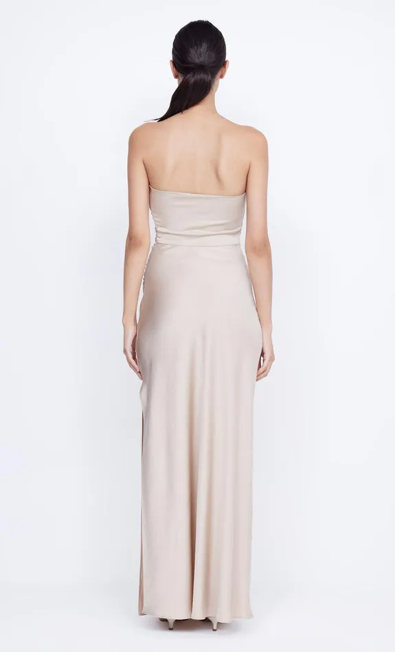 Bec Bridge Bridesmaid Dresses Women ETERNITY STRAPLESS MAXI 8211 SAND